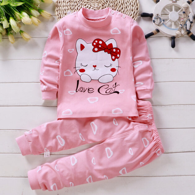 Pyjama Pour Enfants : Love Cat !