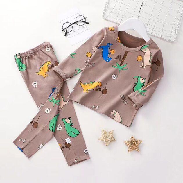 Pyjama Pour Enfants : Dino En Action !