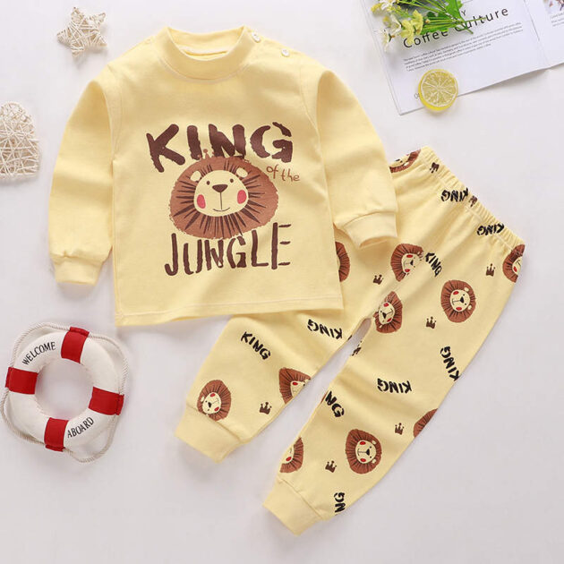 Pyjama pour Enfants : Le Roi de La Savane !