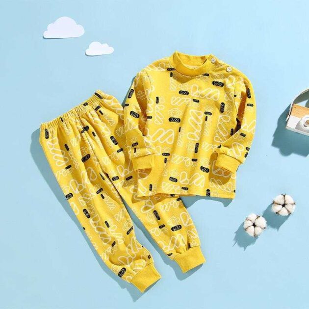 Pyjama pour Enfants : En Jaune pour La Nuit !