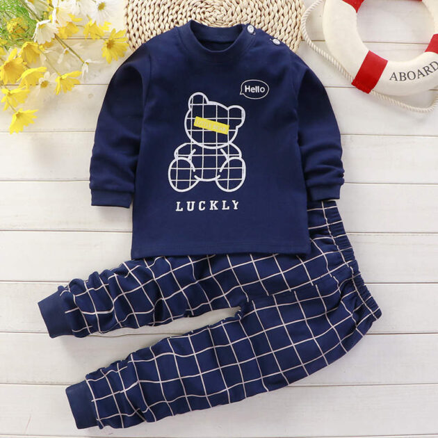 Pyjama pour Enfants : Rayures Luckly