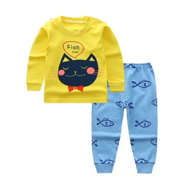 Pyjama Pour Enfants : Chatouilleries a la pêche aux Poissons !